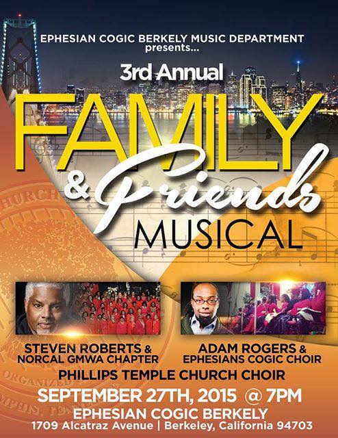 adamology 2015 cogic church musical flyer