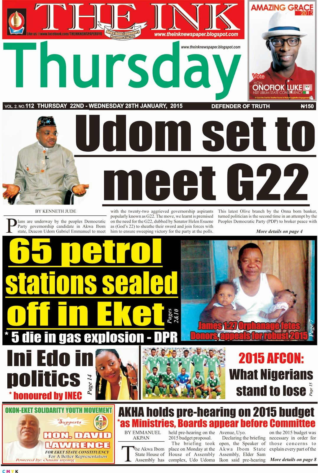 Latest Edition of THE INK NEWSPAPER to the Official Blog of