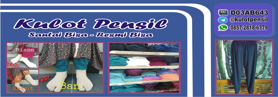 Kulot Pensil, Celana Kulot, Celana Training, Celana Dalam Wanita, Kulot Plisket, harga celana kulot