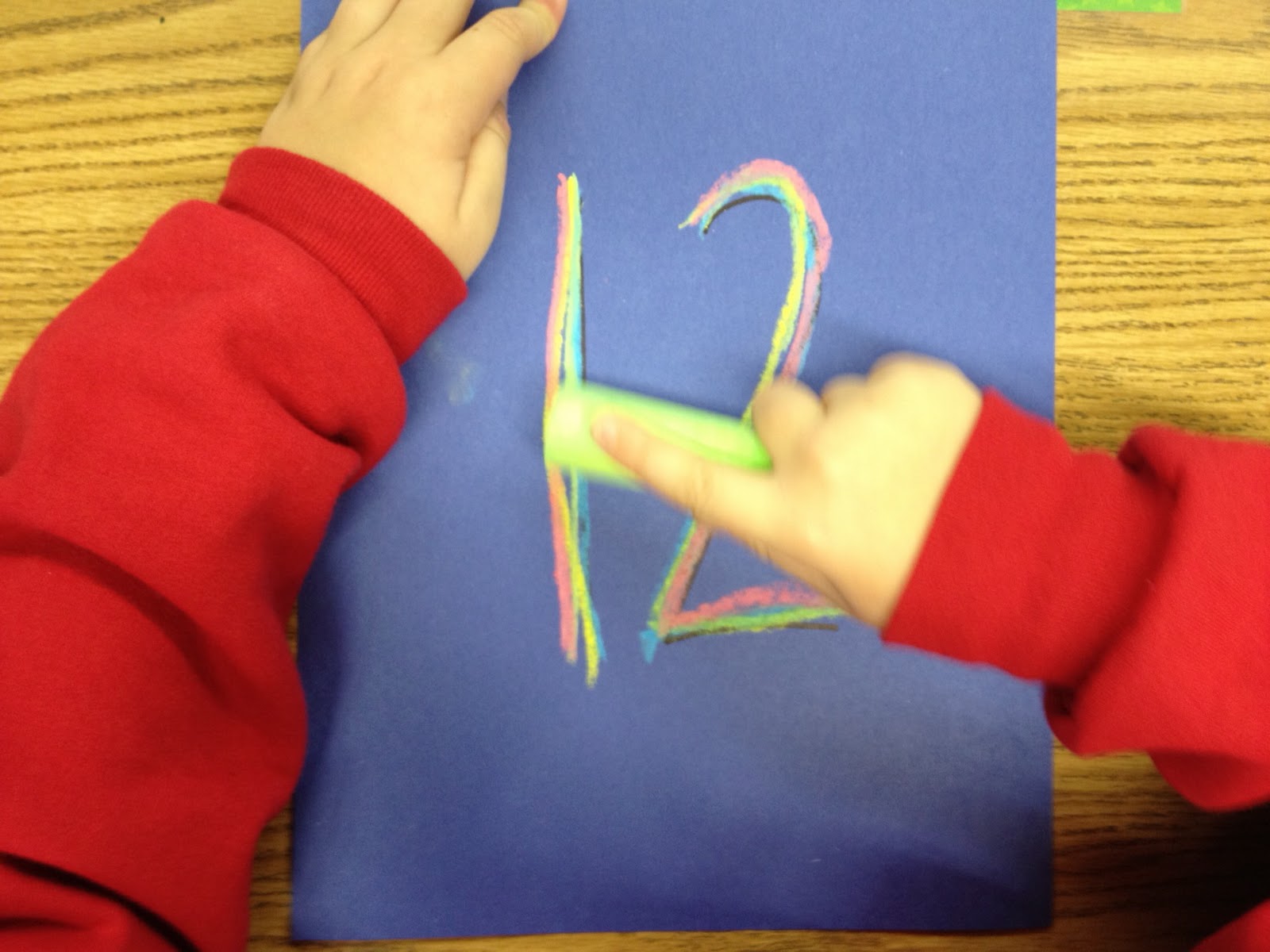 Chalk Numbers Apples and ABC's