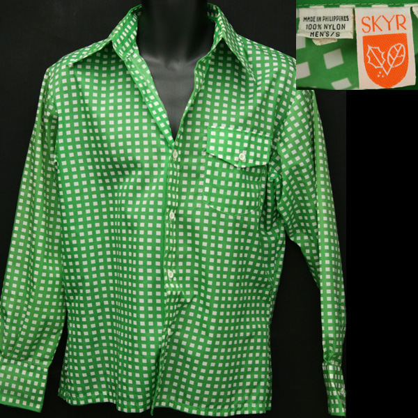 Nylon Shirts Retro Vintage Polyester Shirts 70's Disco Clothing
