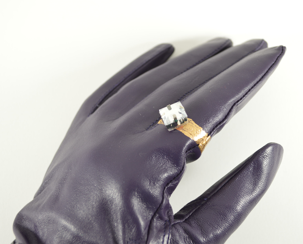 DIY Faux Ring Gloves