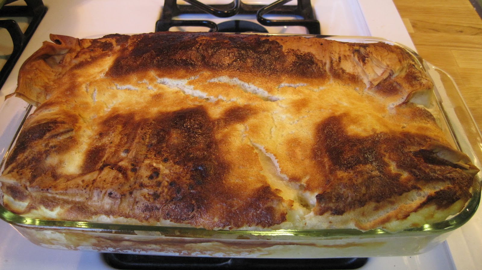 What's cooking in Rego Park Today's dish Milchrahmstrudel = Milk