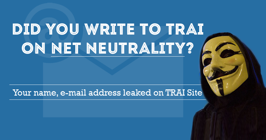 Anonymous brings down TRAI website, after 1 millon email IDs made public Anonymous brings down TRAI website, after 1 millon email IDs made public