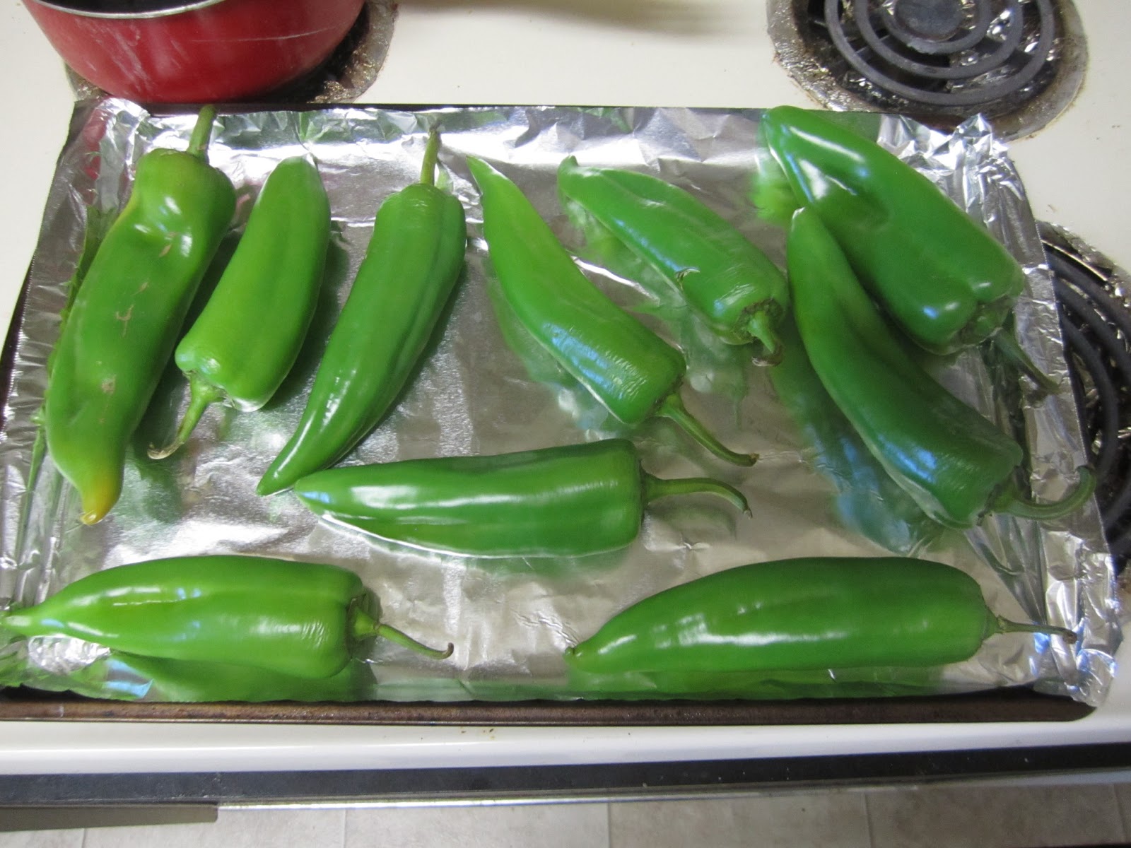 Scary's Kitchen Roasted Green Chiles