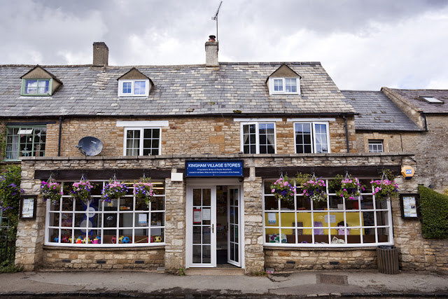 The local shop in the Cotswold village of Kingham by Martyn Ferry Photography