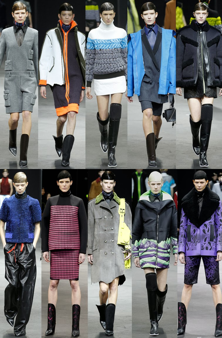 Alexander Wang fall winter 2014 runway collection, NYFW, Fashion Week