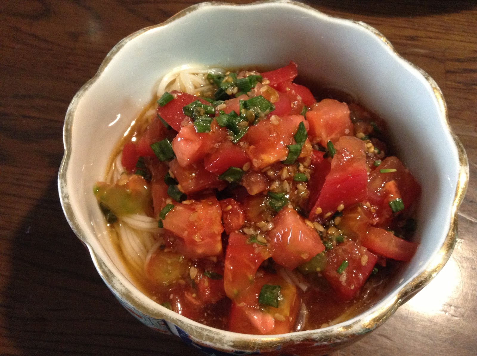 Japanese Cuisine Cooking Japanese Food at Home Summer Tomato Somen