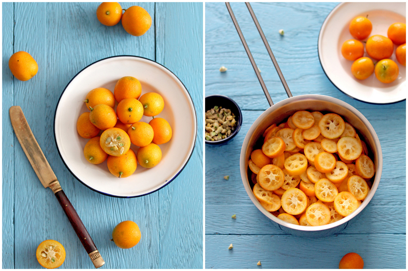 Foodagraphy. By Chelle. Candied kumquats lemon tart