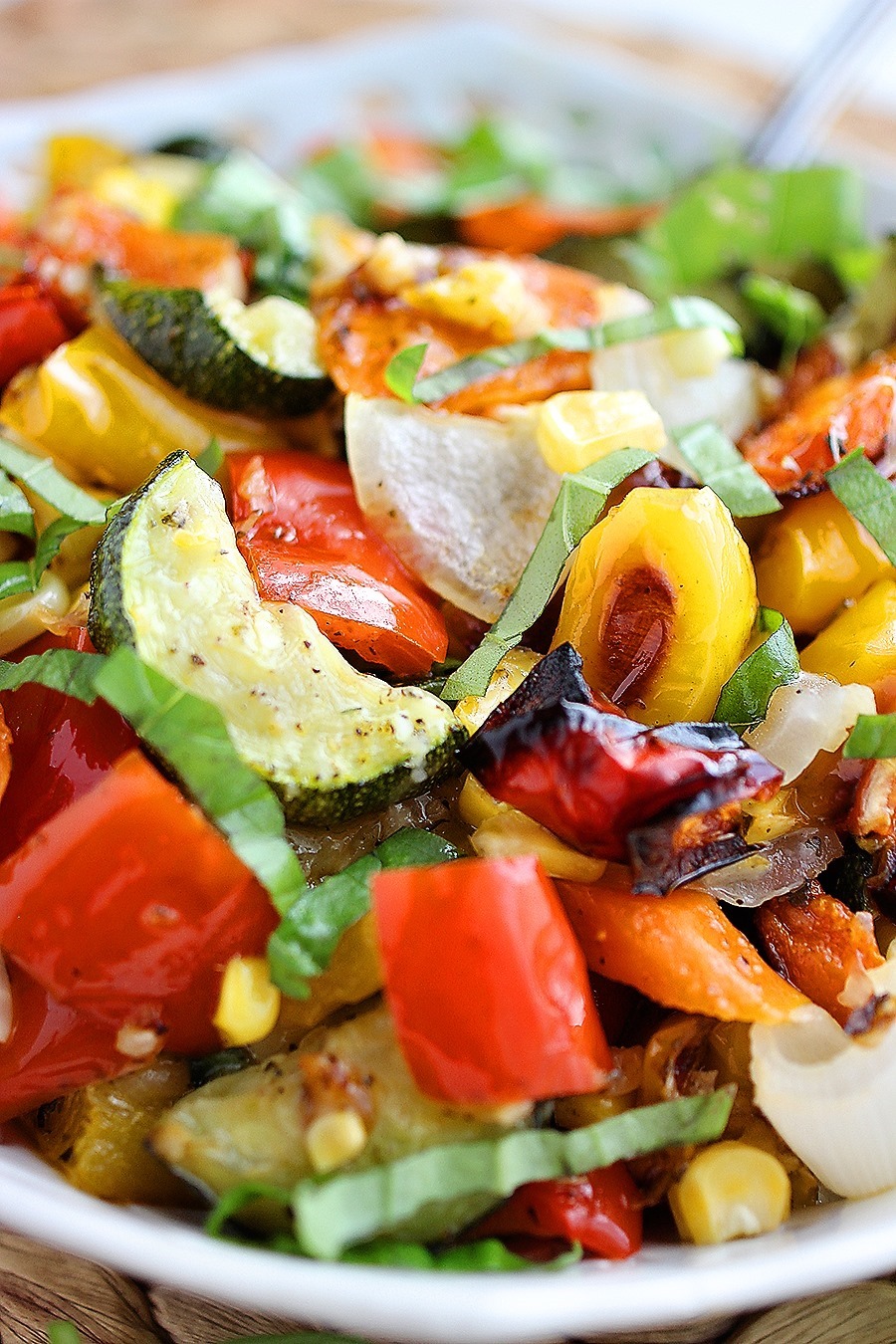 My Favorite Things Easy Roasted Summer Vegetables from The Comfort of