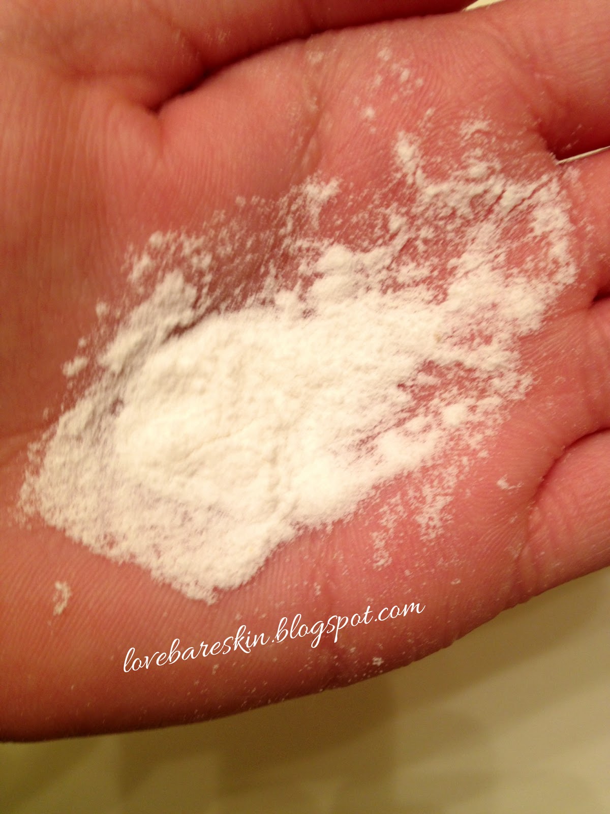 Love Bare Skin Rice Flour as a Facial Scrub