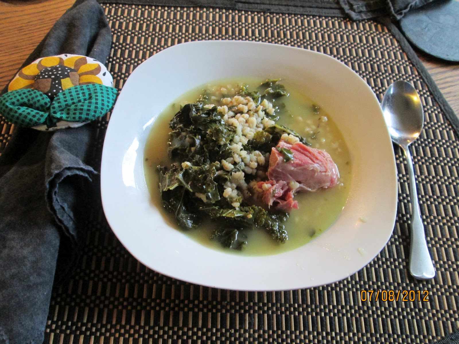 Cooking with Barry & Meta Kale with Smoked Ham Hocks
