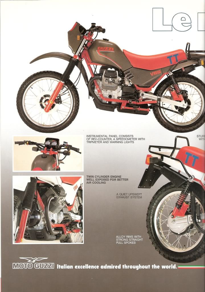 Moto Guzzi TT Brochure Moto Guzzi TT Motorcycle Brochure