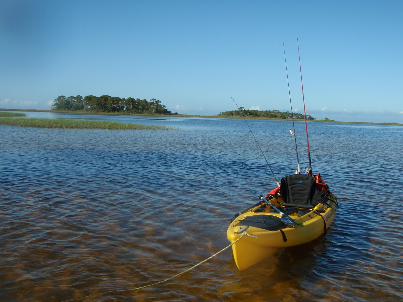SOUTH KAYAK FISHING Hagen's Cove near Keaton Beach, FL