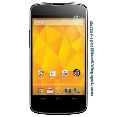 LG Google Nexus 4 E960 - 16 GB - Hitam