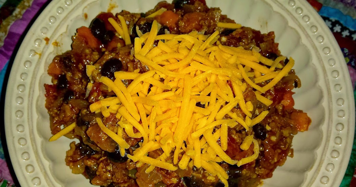 Hot Dinner Happy Home Turkey, Black Bean & Sweet Potato Chili