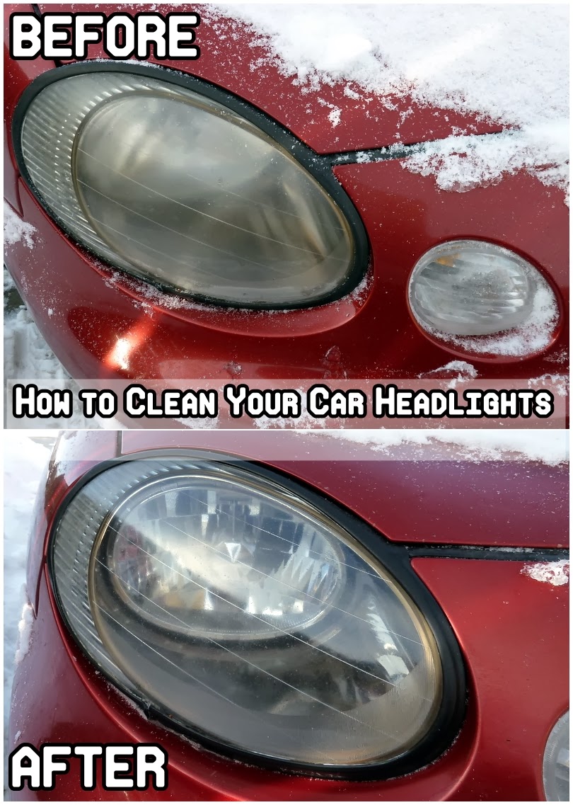 The Cheapest Way to Clean Your Car Headlights DIY Craft Projects