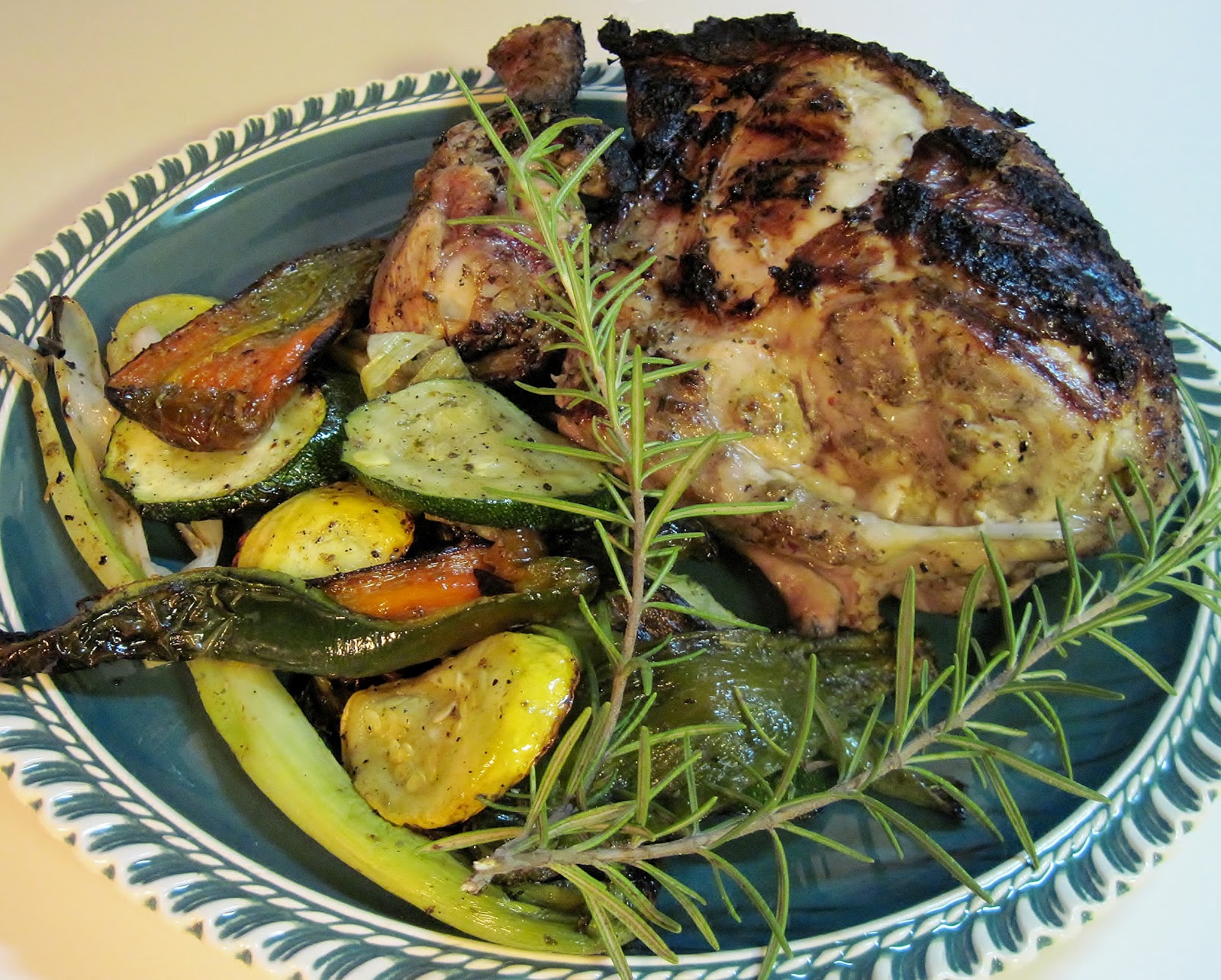 Carolina Sauce Company Grilled Chicken with Roasted Garlic Marinade