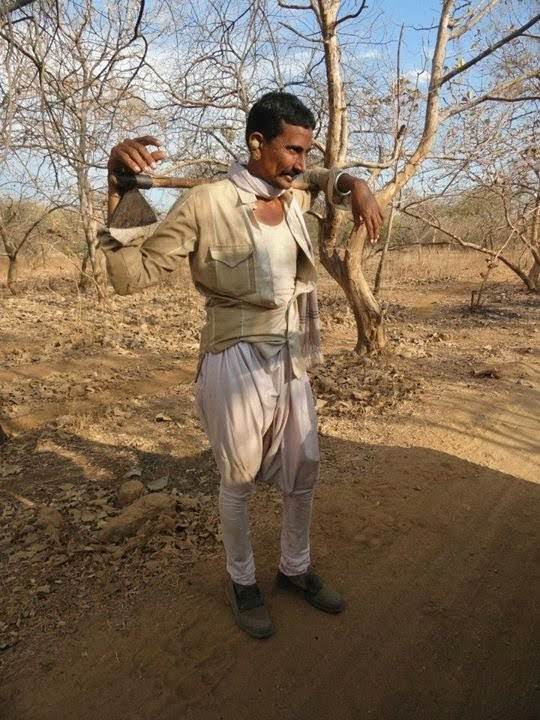 Tribal who lives @ Sasan GIR Forest With Lion's
