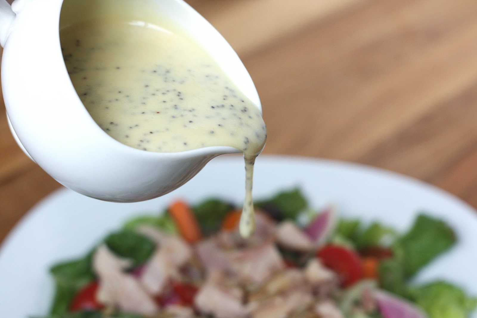Barefeet In The Kitchen Honey Mustard Poppyseed Salad Dressing