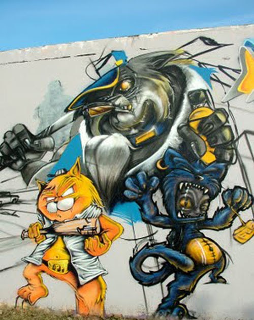 20 + Cartoon Graffiti Wall Picture || Graffiti Tutorial