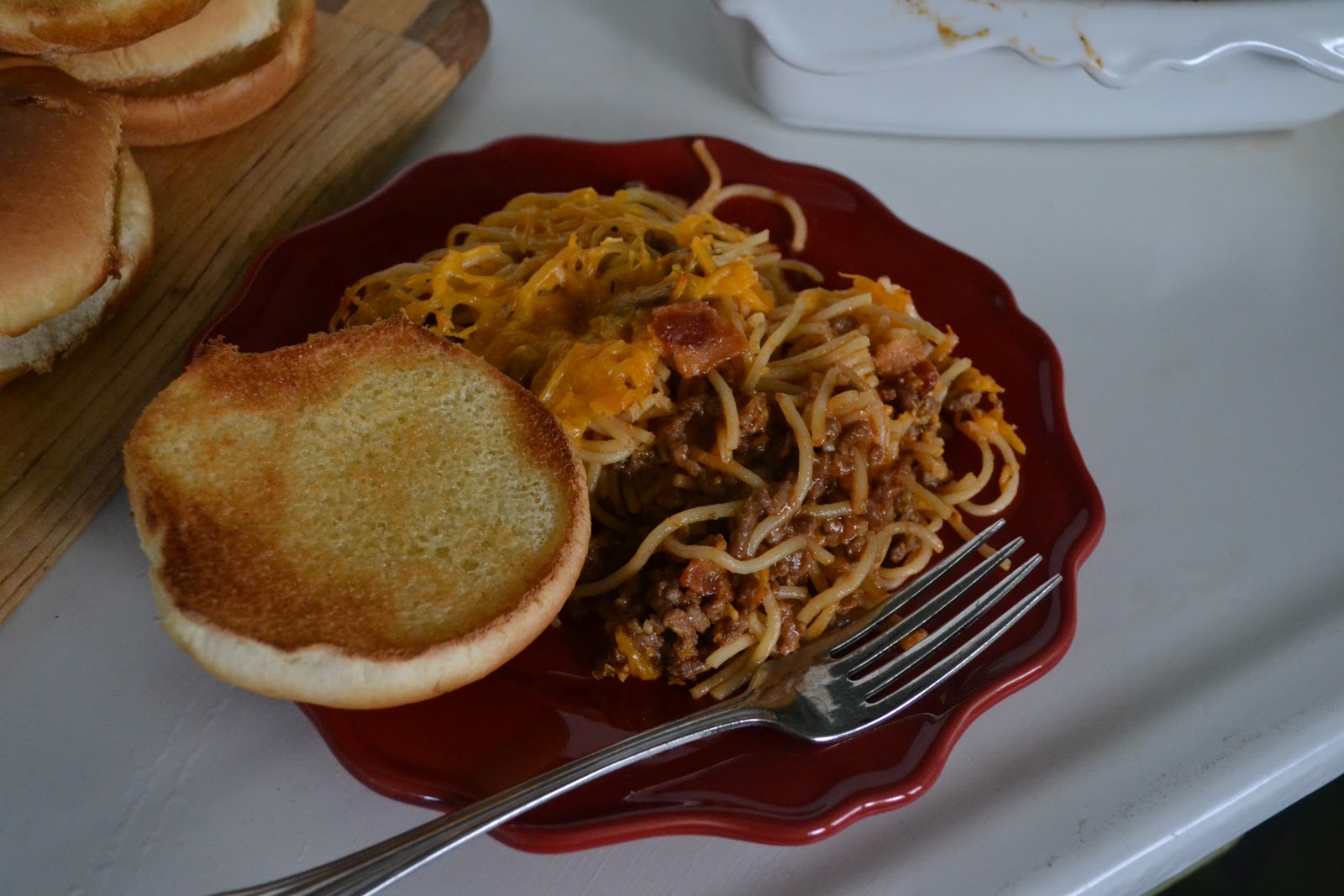Candy Girl Barbecue Bacon Cheeseburger Pasta