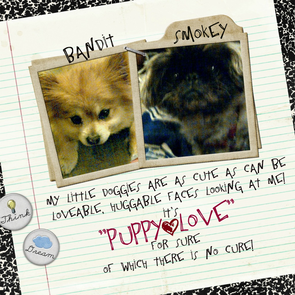 Pop Art Minis And They Called It Puppy Love...Wagging Tails & Smiling Faces!