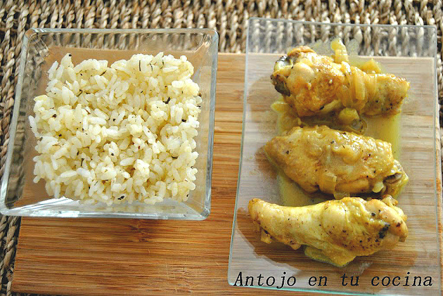 Alitas De Pollo Con Leche De Coco Al Curry
