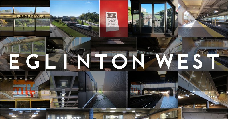 Photo gallery of Eglinton West subway station