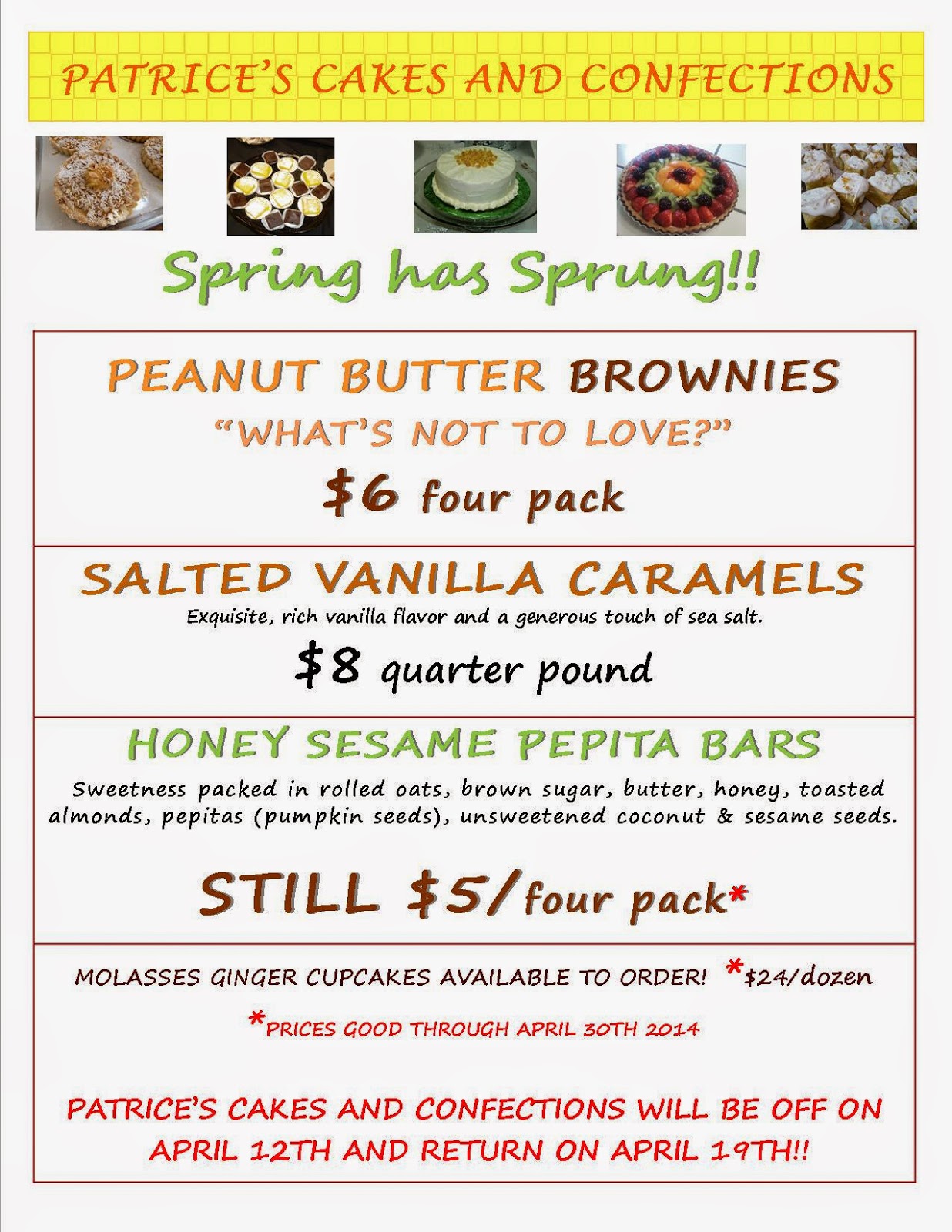 PATRICE'S CAKES AND CONFECTIONS