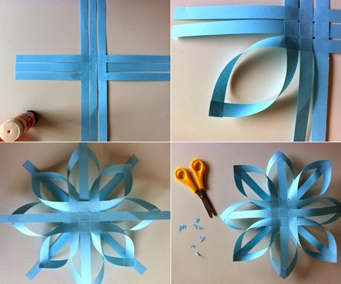 Cómo hacer adornos de papel colgantes ~ Portal de Manualidades Cómo hacer adornos de papel colgantes ~ Portal de Manualidades