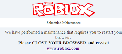 Roblox Maintenance Schedule