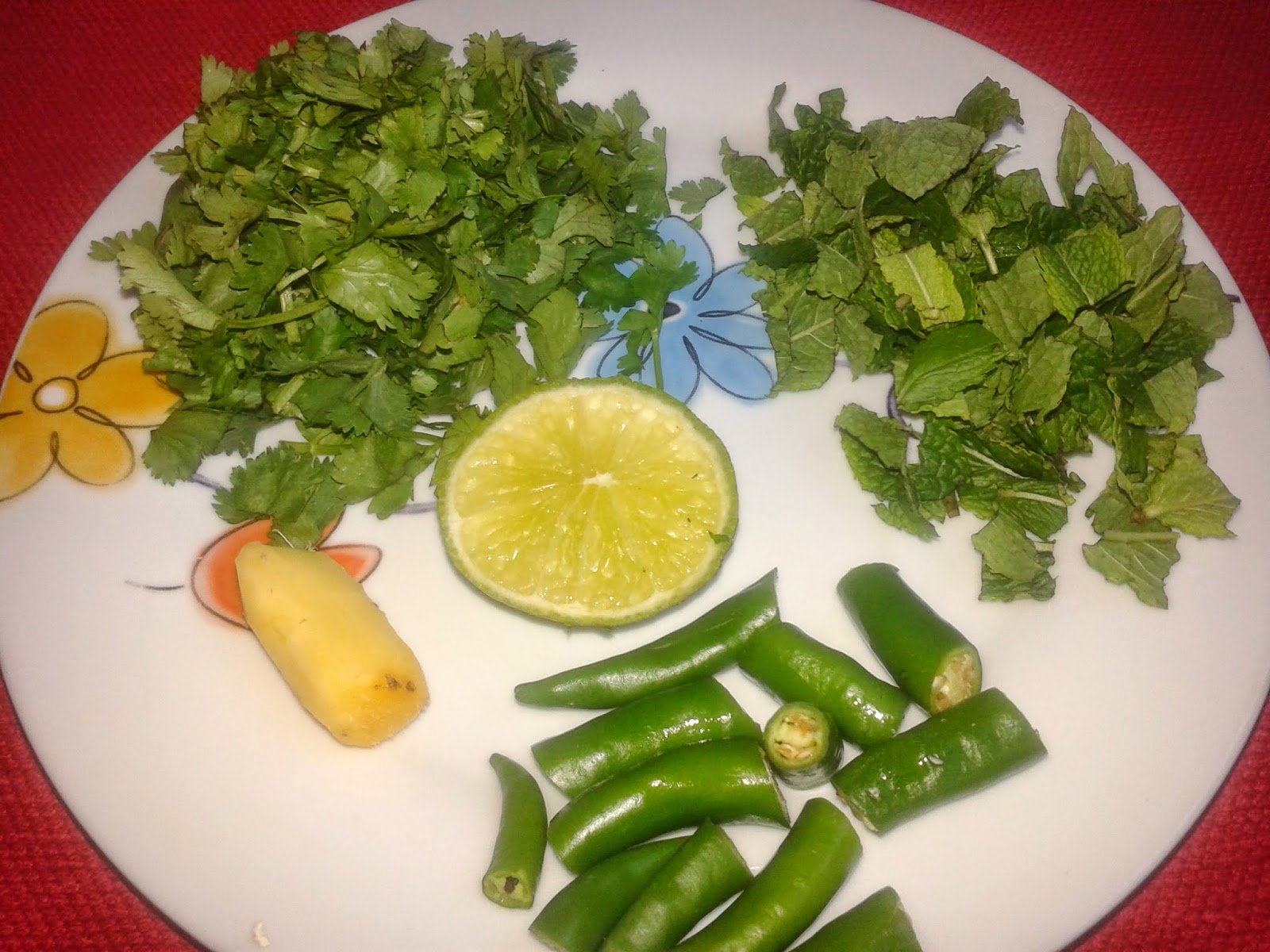 Recipe of fresh Mint and Coriander Chutney How to make Coriander and