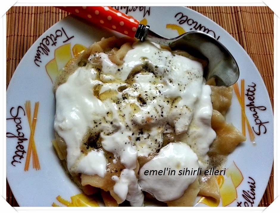 PATATESLİ HİNGEL ''''TUKİSHE RAVİOLİ WITH POTATO'' EMEL'İN SİHİRLİ ELLERİ