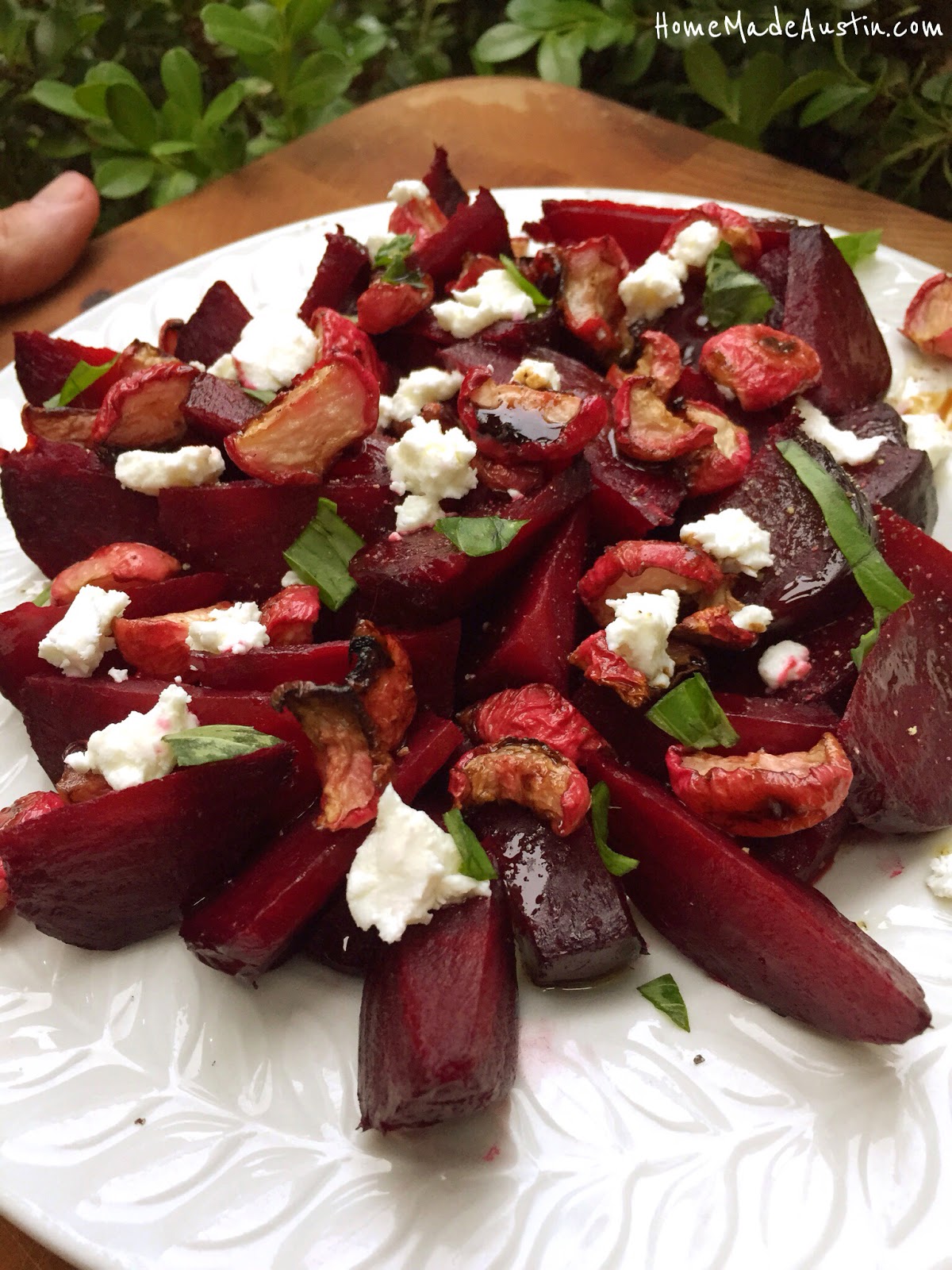 Home Made Austin Farmer's Market Beet & Radish Salad