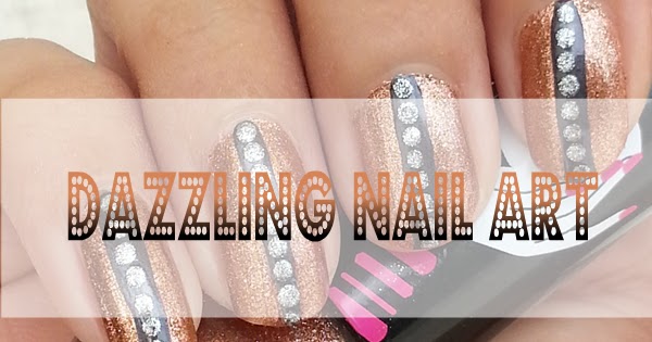 Makeup and Beauty Treasure: Dazzling Nail Art Tutorial