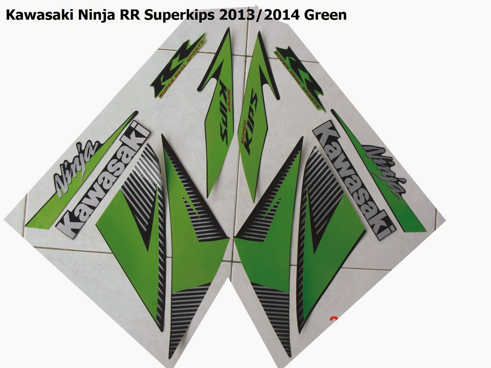 JUAL STRIPING MOTOR KAWASAKI NINJA RR SUPERKIPS 2013 2014 JUAL