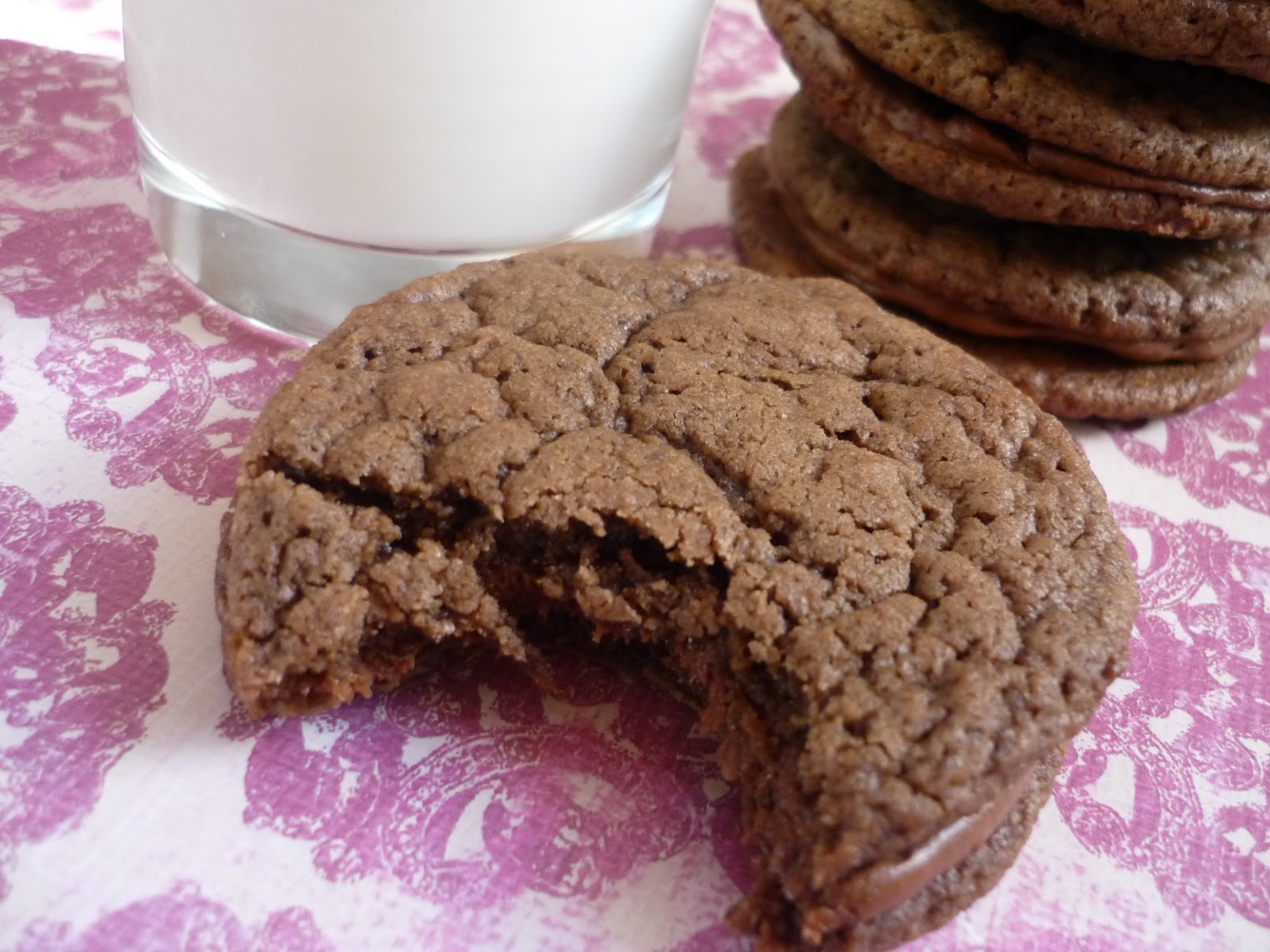 My Kitchen, My Love Chocolate Malt Sandwich Cookies
