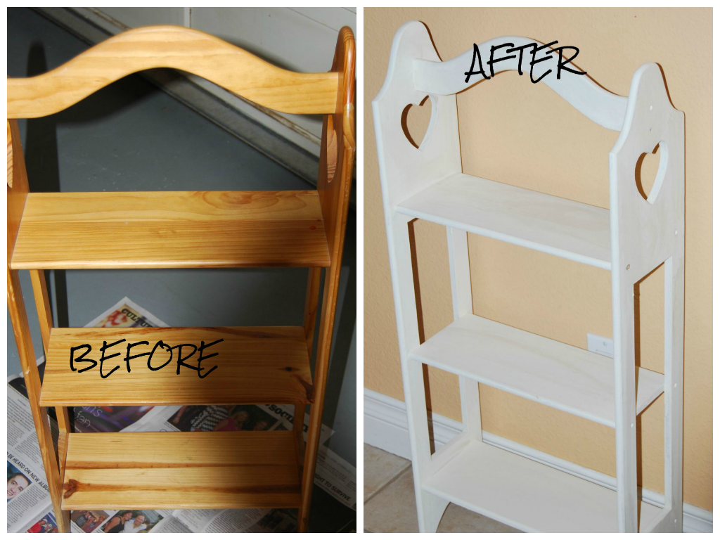 chalk paint & more cute shelf