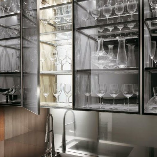 Kitchen Glasses Cabinet Photo