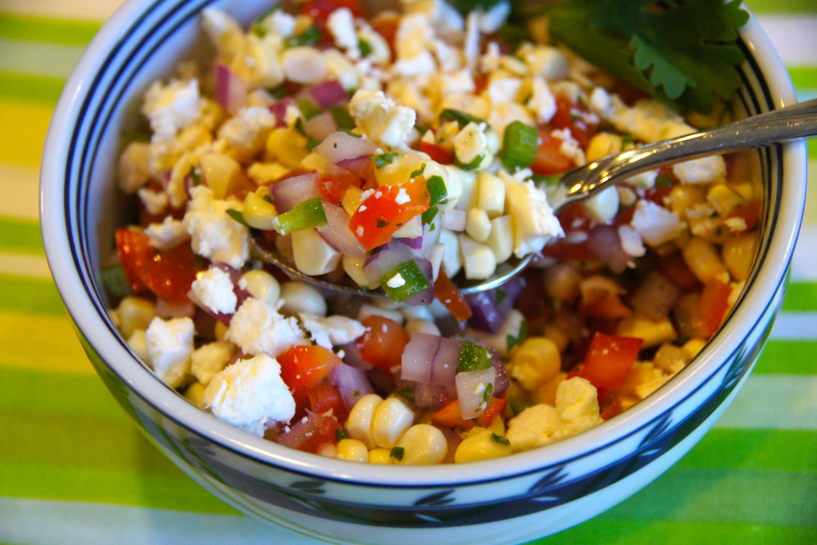 Family Food Finds Fresh Sweet Corn and Tomato Salad