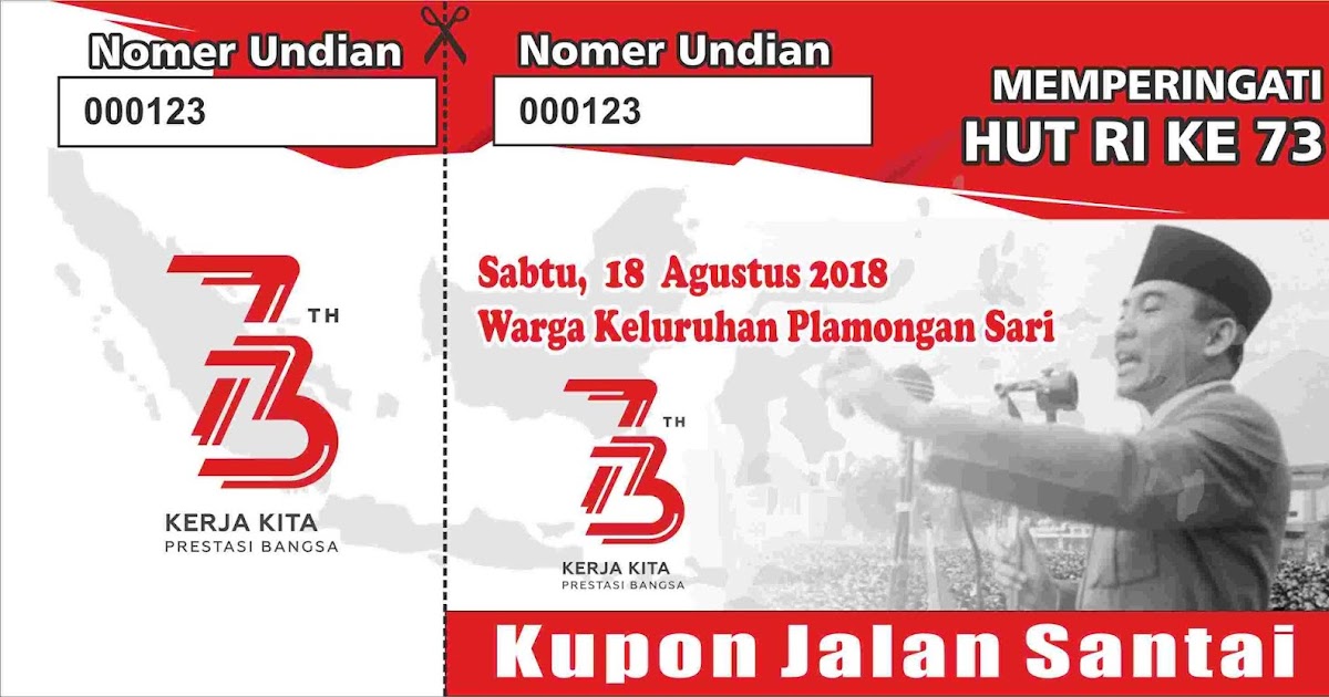 Contoh Kupon Jalan Sehat Hut Ri Ke Format Cdr Mamank Dzgn Contoh Kupon Jalan Sehat Hut Ri Ke Format Cdr Mamank Dzgn