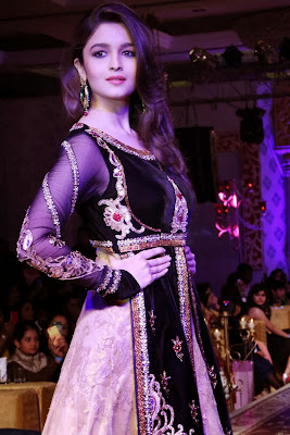 Alia Bhatt walks the ramp for Kavita and Meenu Malik