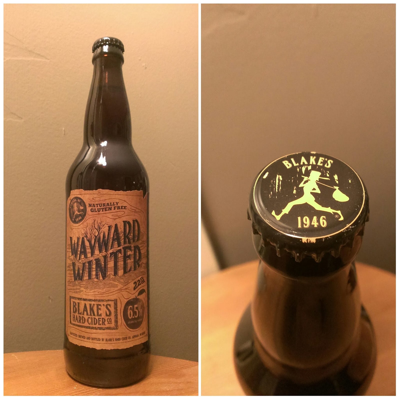 John's Beer Blog 1/10/16 Blake's Hard Cider Company's Wayward Winter