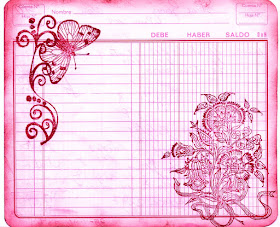 fondo vintage cuaderno de cuentas viejo rosa para scrapbooking