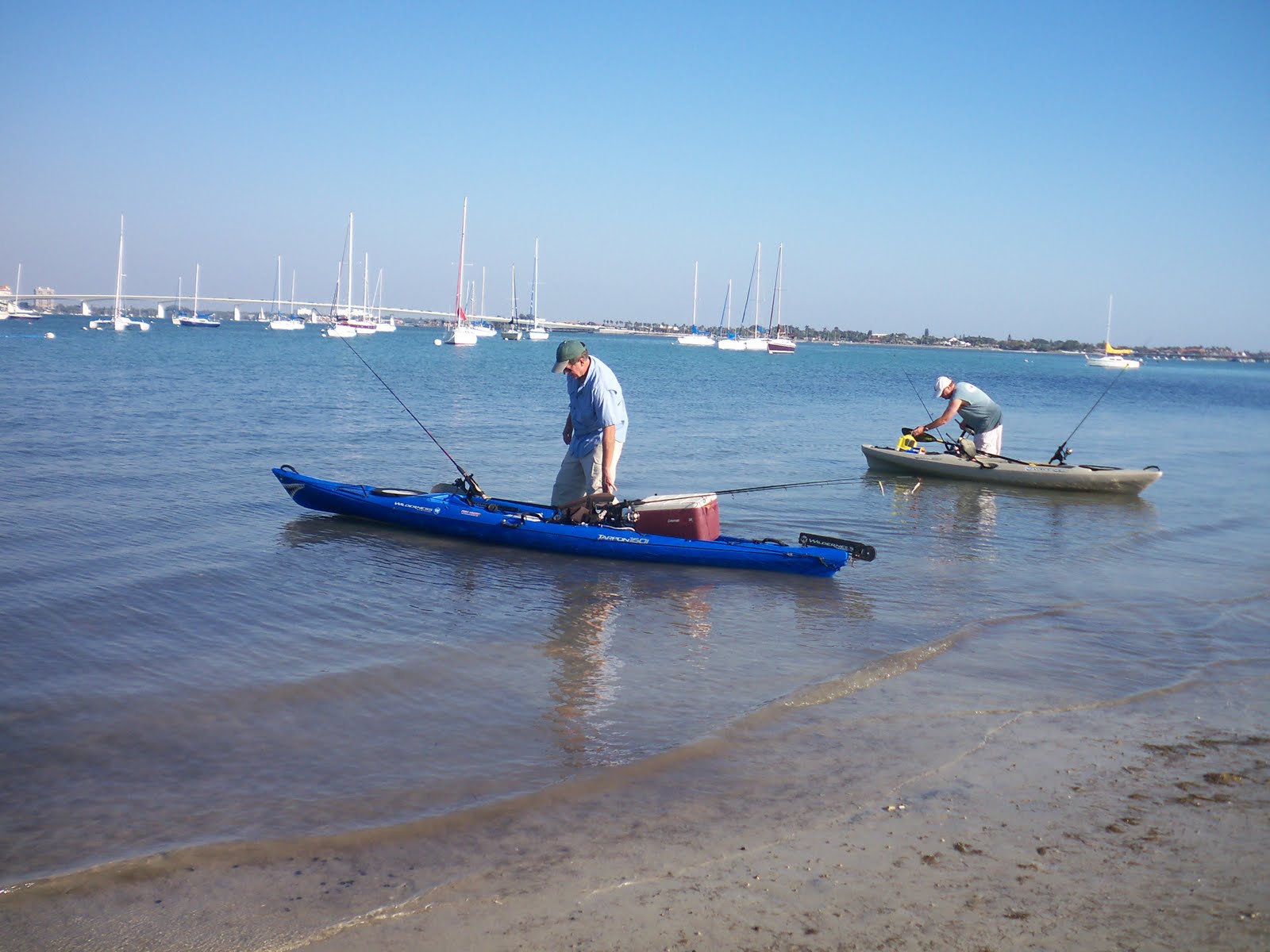 Southwest Florida Shoreline Studies Kayak fishing on Sarasota Bay