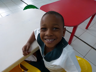 a happy preschooler