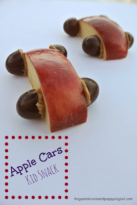 Apple Cars fun kid snack