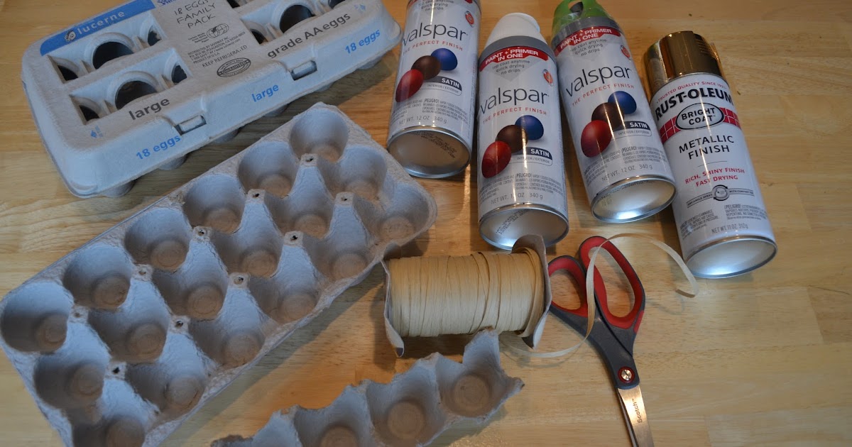 Particularly Practically Pretty DIY egg carton garland