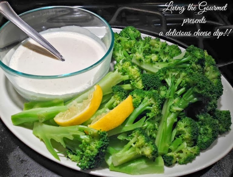 The Bestest Recipes Online Fresh Broccoli with Homemade Ranch Style Dip